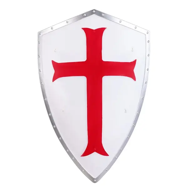 20-Inch Crusader Shield Costume Prop