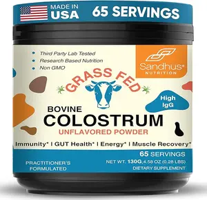【Sandhus】Bovine Colostrum Digestive Health For Daily Health, Powder 0.28 LBS