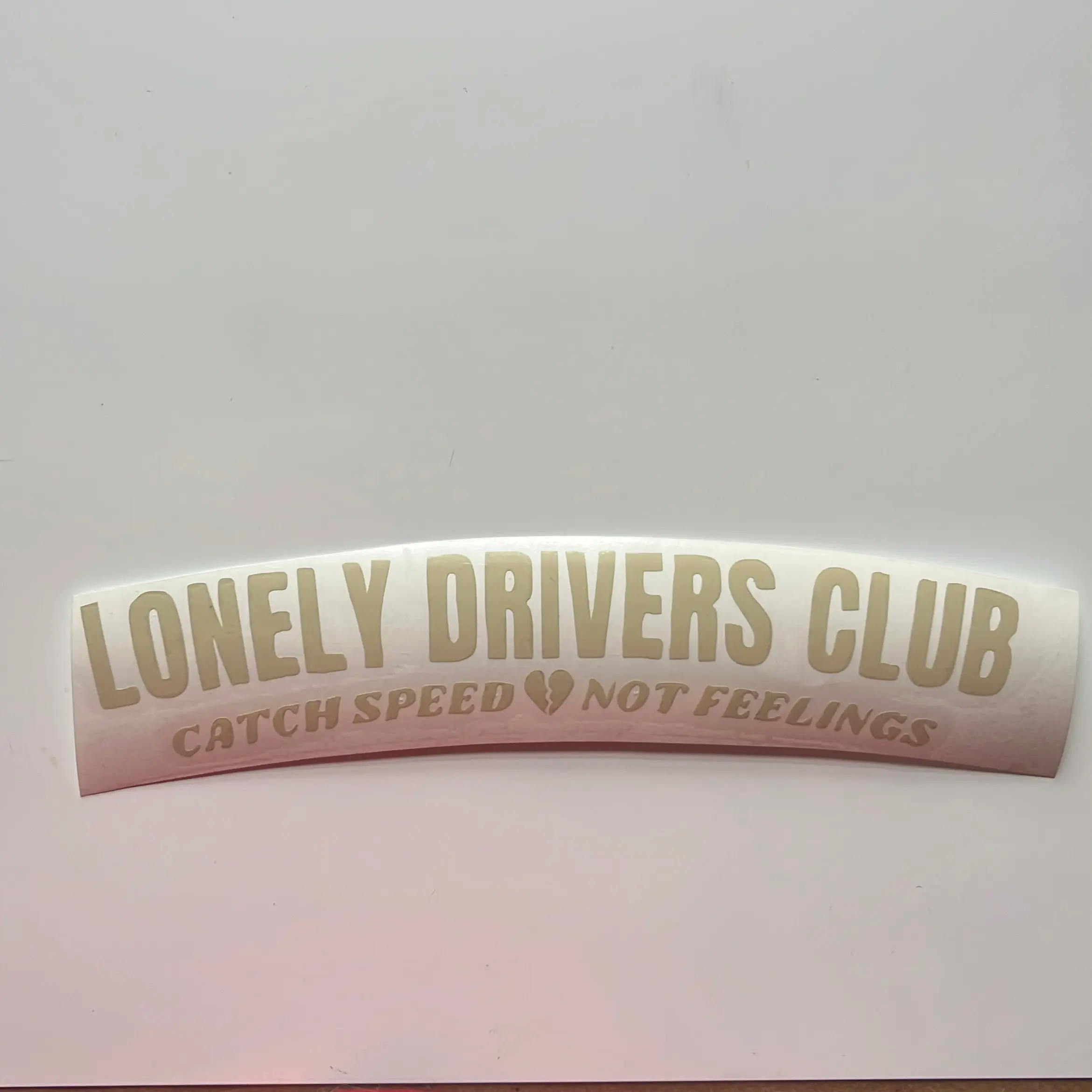 Lonely Drivers Club STICKER