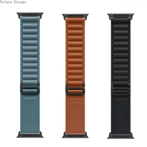 Alpine Loop Nylon Apple Watch Band, Adjustable Strap for Apple Watch Ultra & Series 42/44/45/46/49mm, Unisex Outdoor Sport Replacement