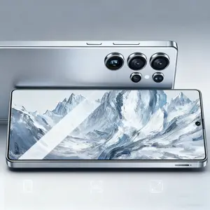 25Ultra Android Smartphone, 6.8 Inch Dual 108MP+48MP Cameras, Long-Lasting 6800mAh Battery, Fast Charging, OTG Function, Facial Recognition Unlocking, Stylus, 12GB RAM +512GB ROM, 5G Network Android 14 OS, Unlock Cellphone for