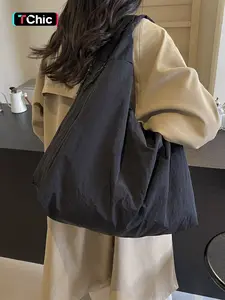 Women's Casual Draped Plain Bowknot Leopard Print Handbag, Multi-Pocket Large Capacity Shoulder Bag for Work School Travel, Lightweight Work Bag