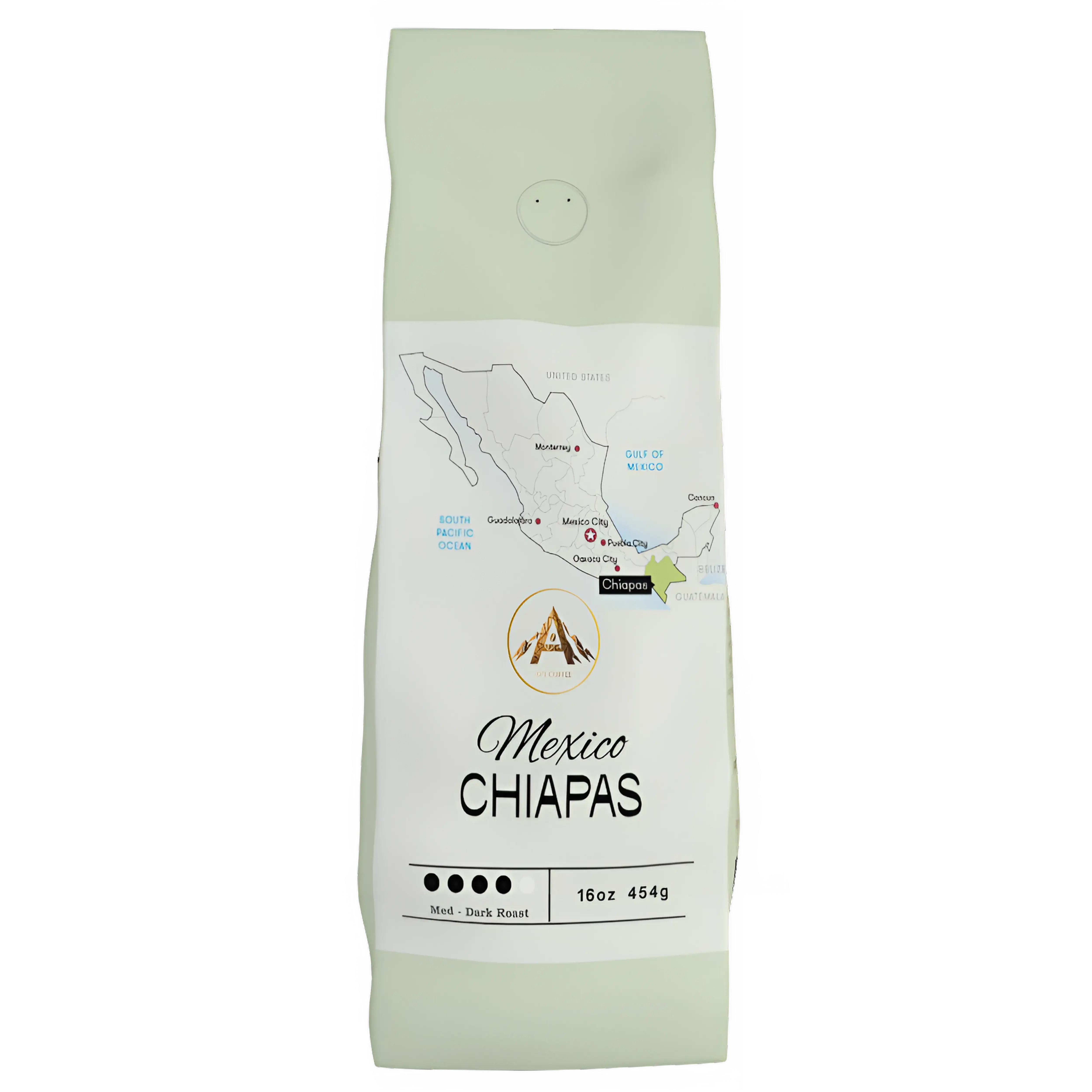 MOCABE SHG EP Mexico Chiapas Organic Coffee Dark Roast 8oz Arabica Beans Fair Trade Washed Process Beverage Chocolate Flavor