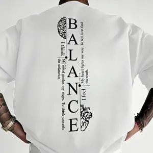 Men's Regular Fit Graphic Print Round Neck Tee, Street Fashion Casual Short Sleeve T-shirt for Daily Wear, Men's Summer Clothes.