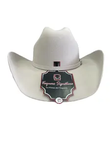 40565420404 Silver Grey - Vaquero Signature, 200x Buffalo Brim 4 1/4" Western Wool Cowboy Hat