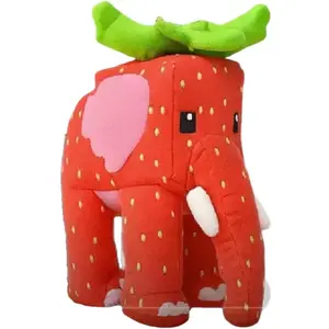 Brainrot Strawberry Elephant Plush - 9.8” Adorable & Trippy Meme Stuffed Animal, Soft Huggable Toy for TikTok Fans, Cute Aesthetic Room Decor Gift for Teens & Adults