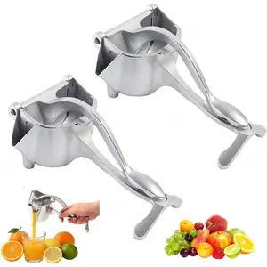 Juicer Squeezer, Heavy Duty Fruit Juice Squeezer Handheld, Manual Juicer Hand Press with Ergonomic Grip, Cast Iron Juice Extractor for Lemon, Citrus, Orange, Lime, Grapefruit, Pomegranate