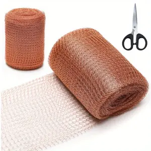 2 Pcs 36-foot Anti-snail Special Copper Mesh Filter, Including 1*36-foot Copper Mesh, 1*scissors,