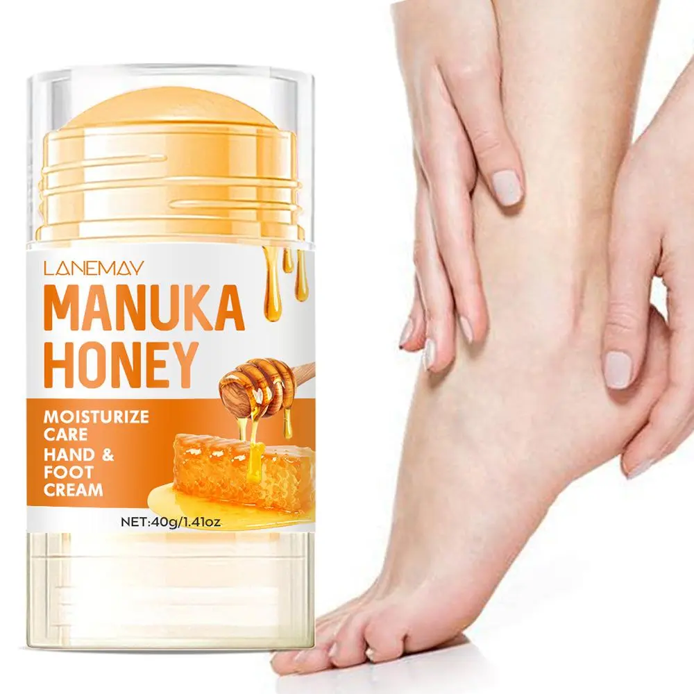 Manuka Honey Moisturizing Foot Cream, Hydrating Foot Balm for Dry Cracked Feet, Foot Care Product