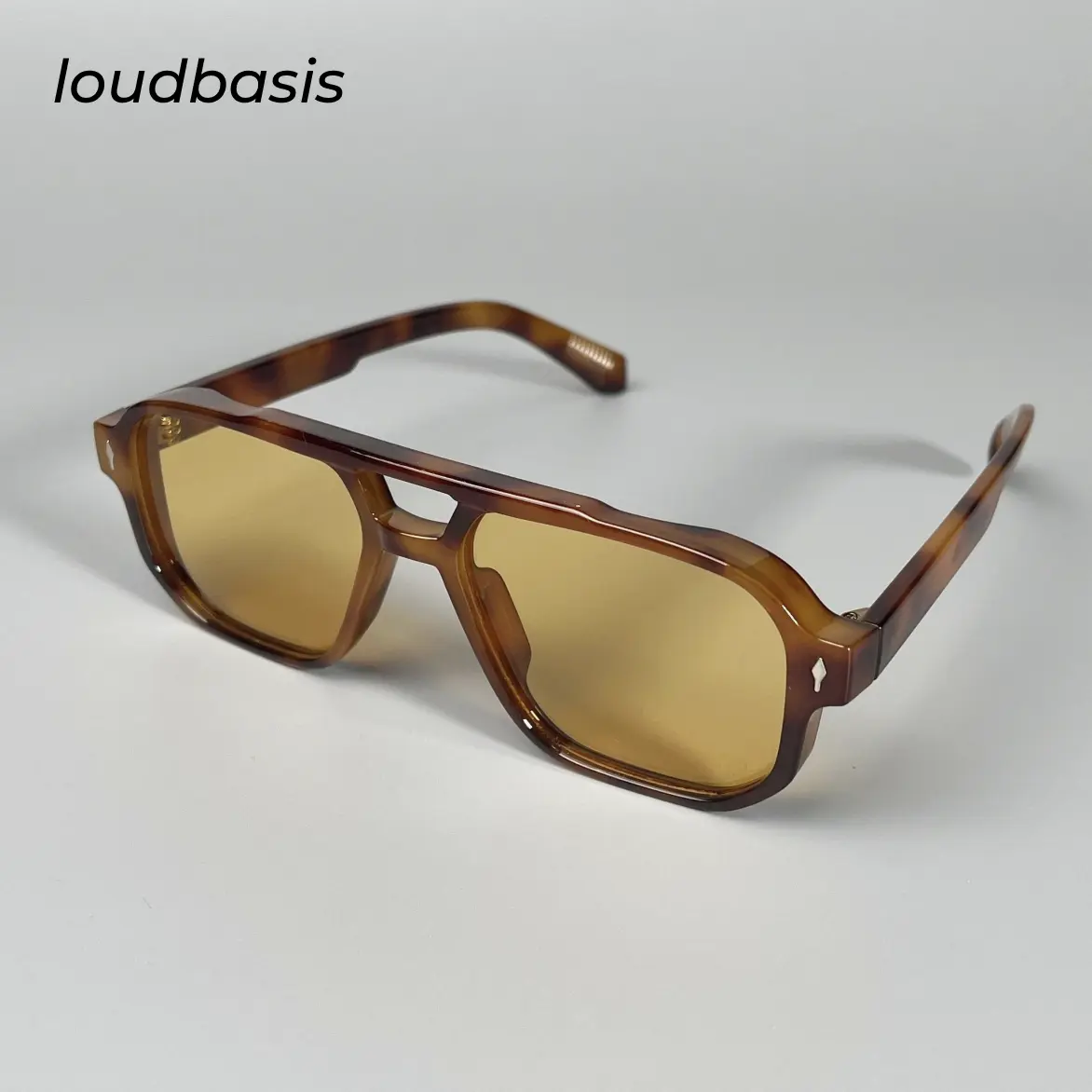 Classic Retro Brown Frame Sun Protective Sunglasses, UV400 Protection, for Daily Wear, Classic Sunglasses