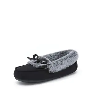 Dream Pairs Women's Slip on Faux Fur Lining Slippers