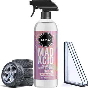Mad Acid Glass Cleaner Wheel Cleaner, Effective Car Window Cleaning Solution, Durable Vehicle Automotive Care Product