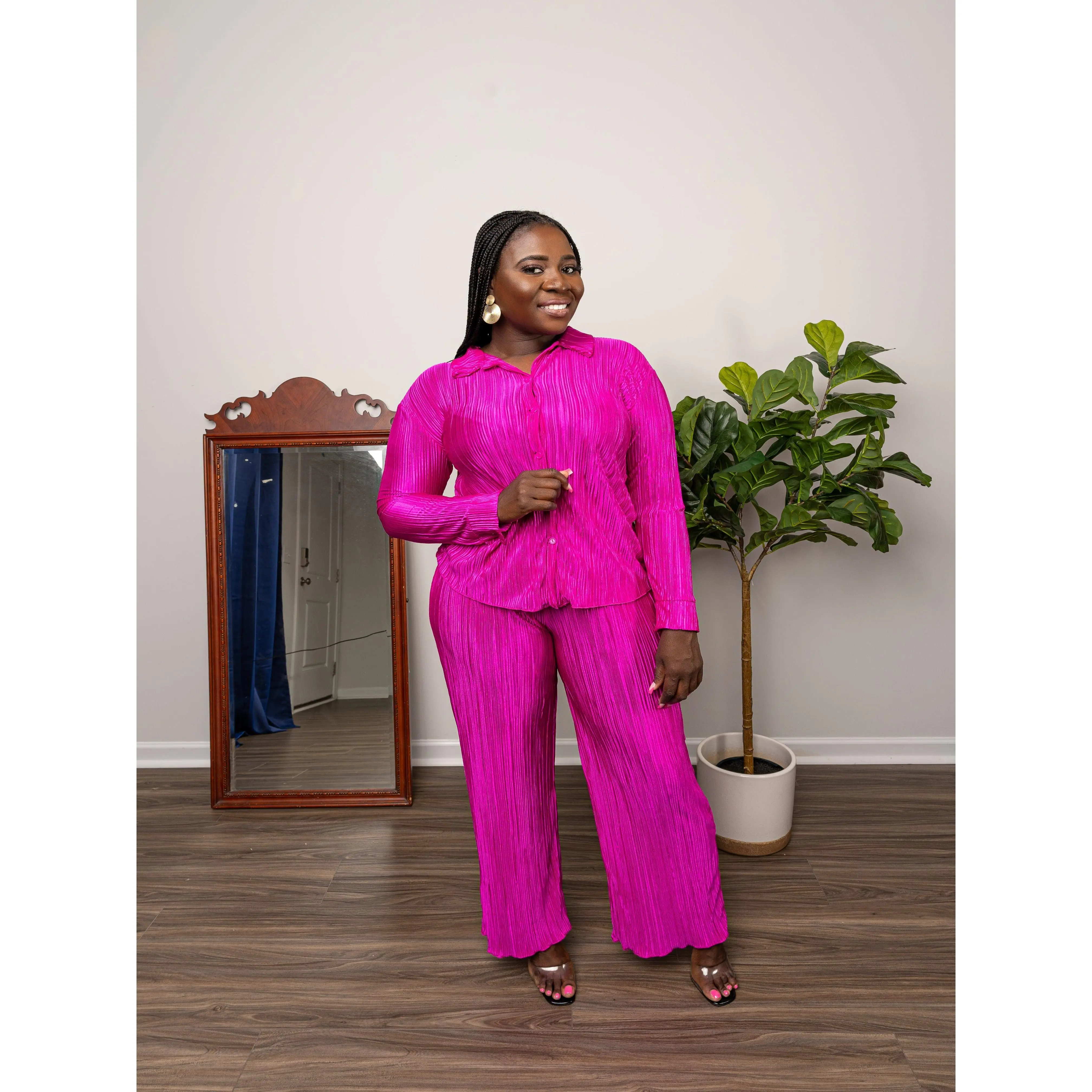 Valentina Set in Magenta
