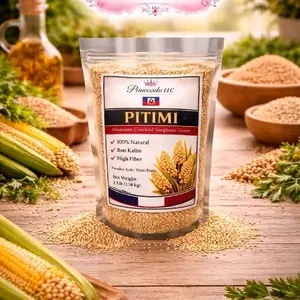 Pitimi Premium Cracked Sorghum Grain 100% Natural Bon Kalte High Fiber Protein Fiber 3.5LB 1.58kg