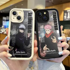 Anime Jujutsu Kaisen Itadori Yuji Phone Case For iPhone 17 16 Pro Max Case 15 14 13 12 11 Pro Soft Shockproof Protection Anti-Drop Protective Protector Shell Cover