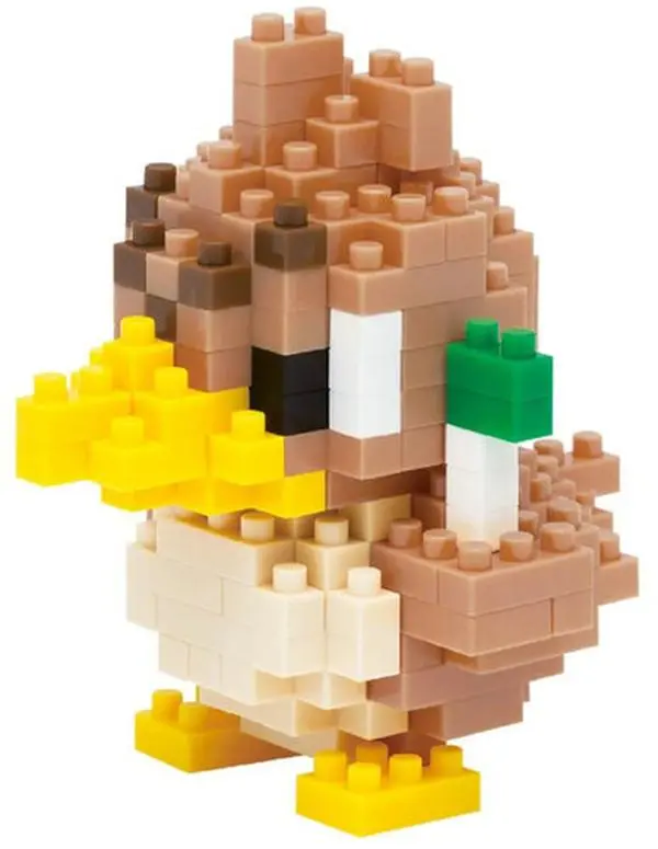 Nanoblock - Pokemon Series - Farfetch'd Building Kit  [COLLECTIBLES] figurine/statue, Brick, Collectible
