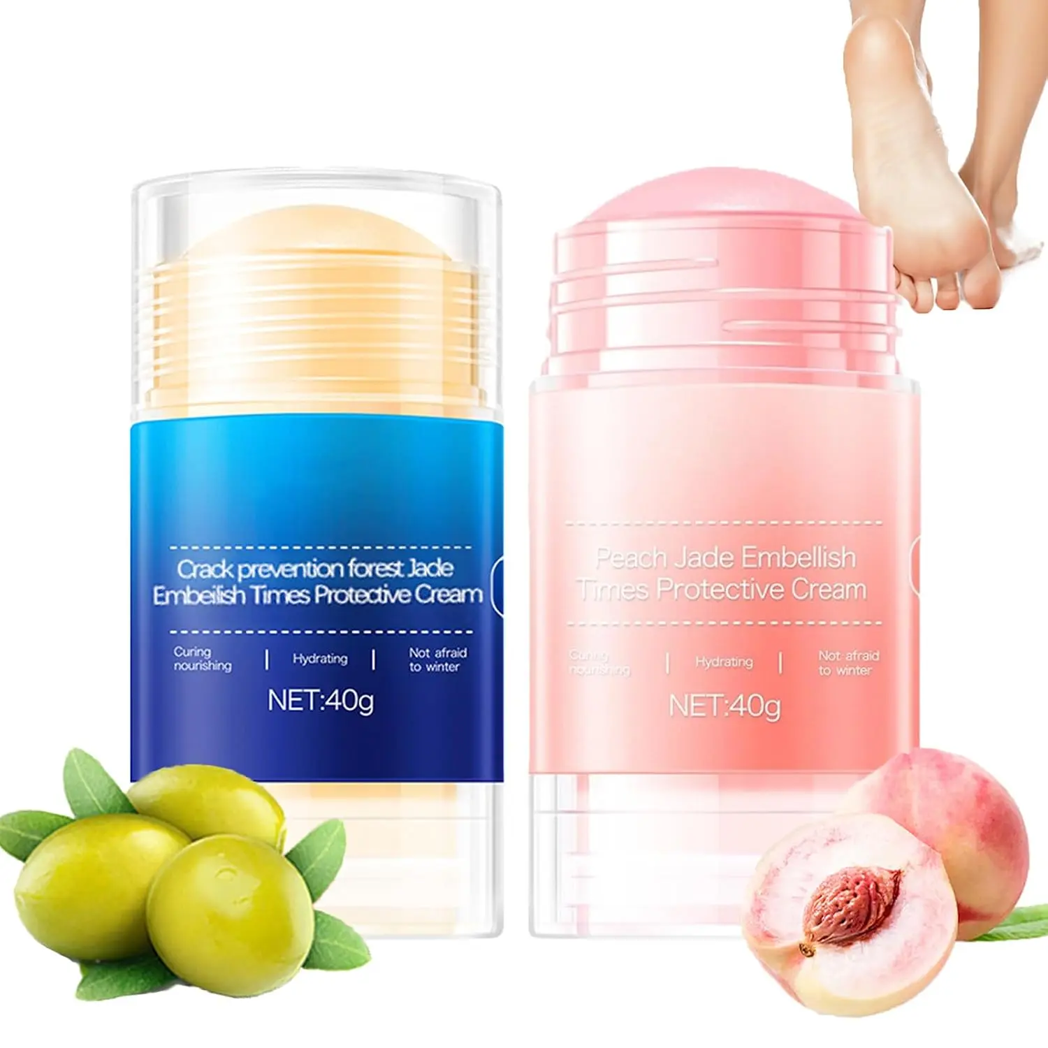 [Buy 1 Get 1 FREE] Deep Moisturizing Foot Care Cream – Anti-Crack, Nourish & Soften Dry, Cracked Heels, Remove Dead Skin treatment