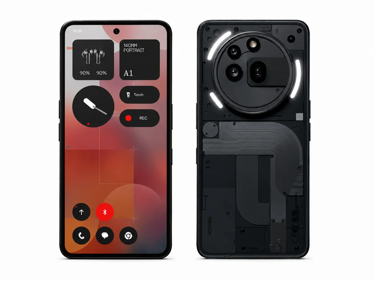 Nothing Phone 3a Pro 5G 256GB ROM 12GB RAM Dual SIM GSM Unlocked - Black