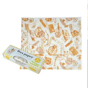 50 sheets of cooked food paper, 9 x 8 inch sandwich packaging paper, food packaging paper, used for bread, french fries, sandwiches, hamburgers, hot dogs cupcake