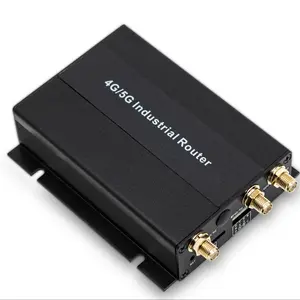 Industrial Router Set, 4g Industrial Router with Ethernet Port Serial Port WiFi, Outdoor Data Collection Security Surveillance Vending Machine