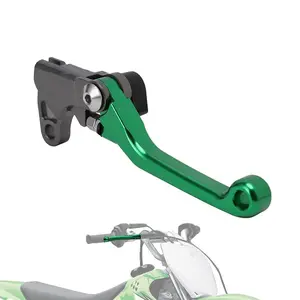Dirt Pit Bike Brake Lever Pivot Levers Adjustable CNC Brake Parts for Kawasaki KLX 110 2010-2023 KLX110L 2010-2023