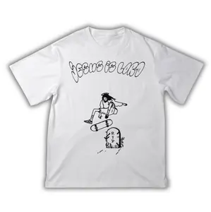 90s Jesus is Lord T-Shirt - Men & Women's Unisex Graphic Tee - Y2K Jesus Tee, Vintage Graphic T-shirt, Christian Clothing Womenswear Top Cotton Casual Unisex, Gift For Men Women