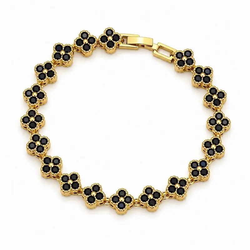 Black clover bracelet