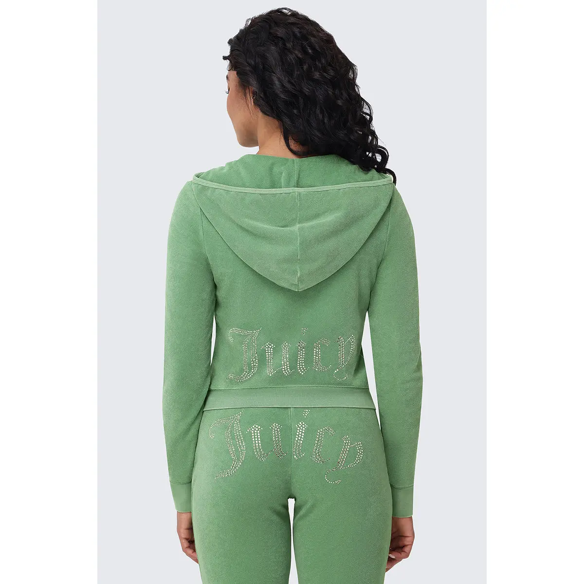 Juicy Couture Big Bling Washed Terry Hoodie