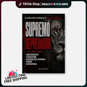 【Deals For You Days】Prycken  SUPREMO DEPREDADOR：Un libro sobre crecimiento, atracción, naturaleza humana, poder, estrategia— Fortalece Tu Mentalidad, Aprende a Leer el Entorno y Deja de Ser Fácil de Manipular