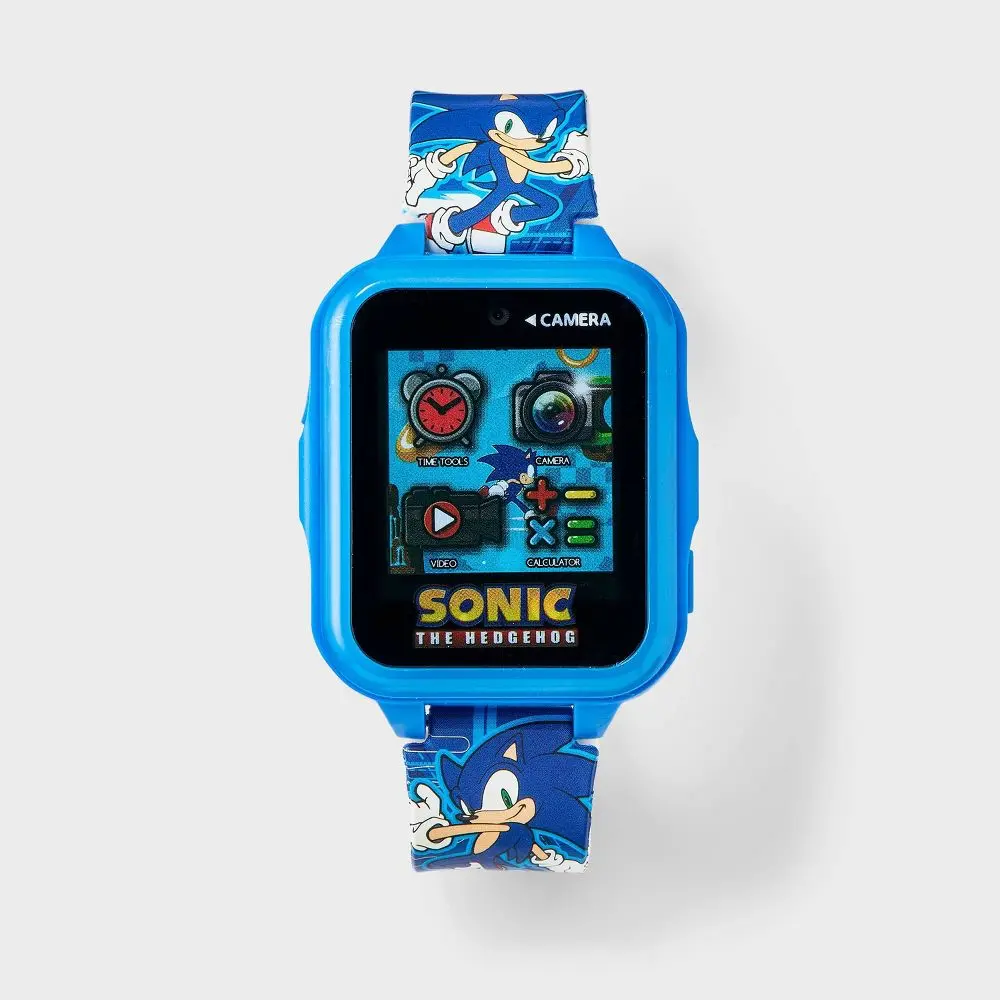 Boys' Sonic the Hedgehog Light Up Interactive Watch - Blue