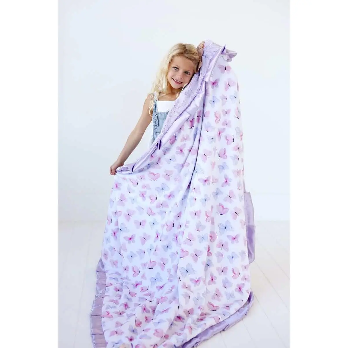 Pastel Butterfly Blanket
