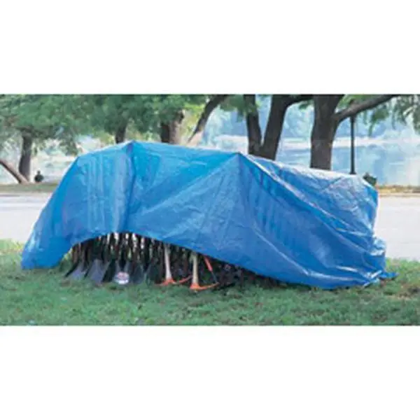 Heavy-Duty Polyethylene Tarp, 20' x 40' Outdoor Cover, Sun, Fade, and Rot Proof with Reinforced Hems and Grommets Every 3 ft, Grommets Every 3 Feet
