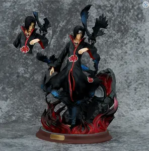 12"Anime Naruto Shippuden Akatsuki Uchiha Itachi PVC Figure Statue New Gifts