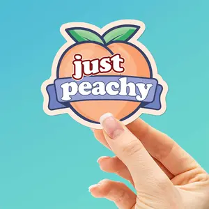 Just Peachy Sticker