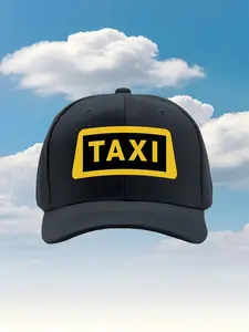 2026 New ModelBaseball Cap for Men Women Stylish Yellow Taxi Sign Print Street Fashion Versatile Breathable Comfortable Memory Foam Lining
