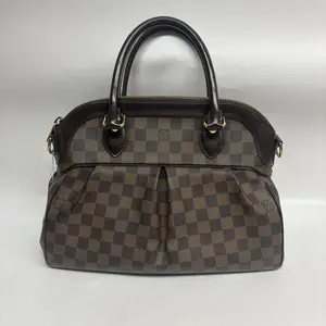 Pre-owned Canvas Handbag Louis Vuitton Damier Trevi
