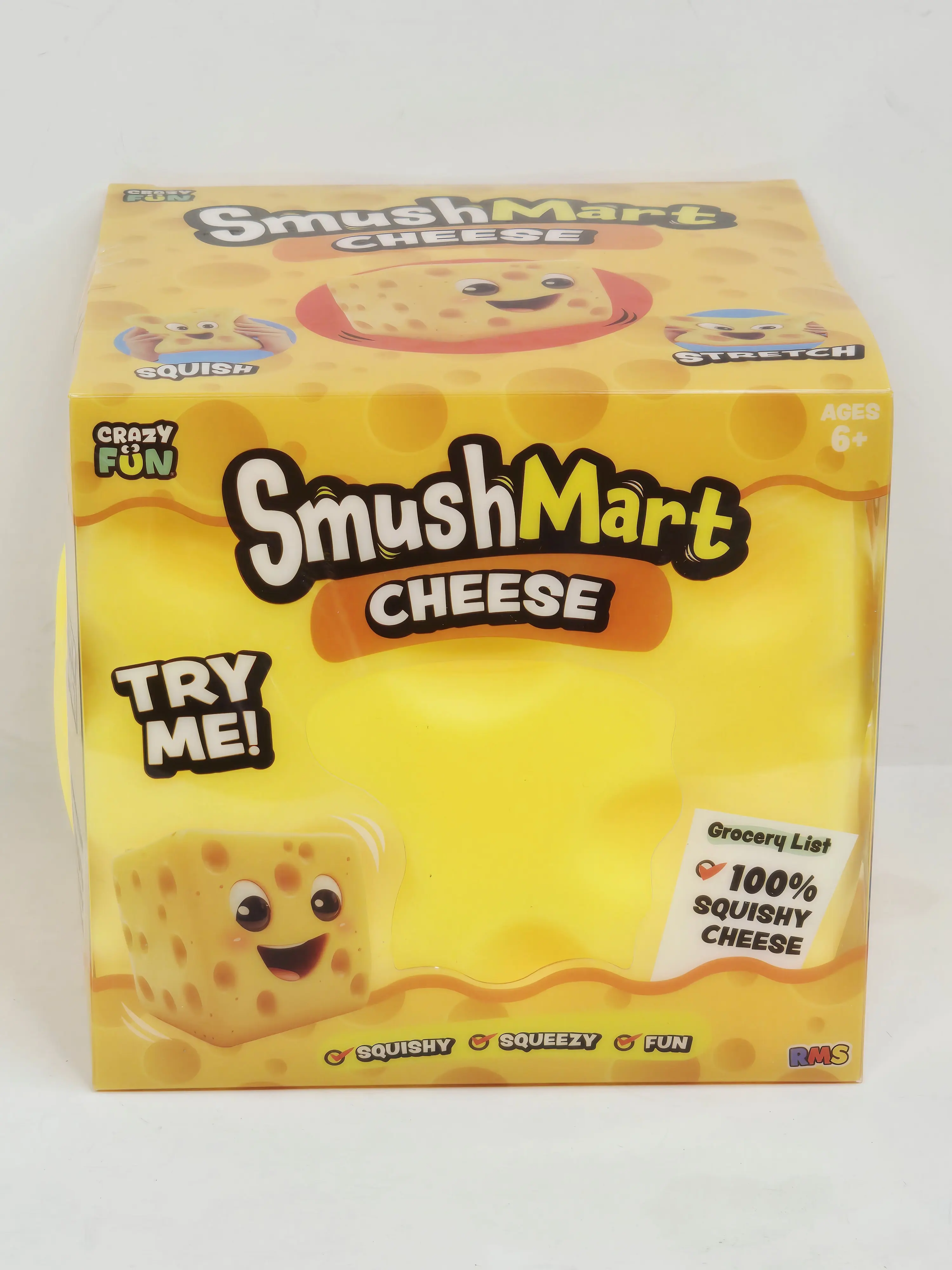 Jumbo Squeezy Peach Toy or cheese Classic Novelty Item for Anxiety Relief Anxiety Squishies Squishy Fidgets