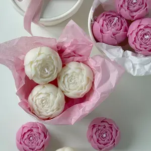 8 Realistic Rose Mold Set, Reusable Silicone Molds for Candles, Soap, Resin, Clay Projects, Easy Demolding, Perfect for Weddings, Valentine's Day, Handmade Gifts, Candle Soap Making