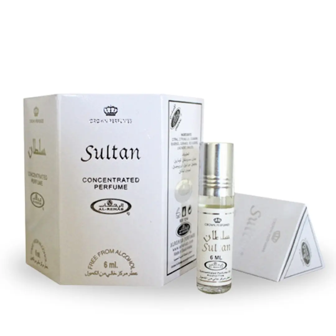 Sultan-6ml (.2oz) Roll-on Perfume Oil by Al-Rehab (Box of 6)
