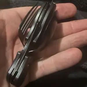 Multifunctional Folding Fork & Spoon Set, Stainless Steel Fork & Spoon, Portable Outdoor Kitchenware for Camping Hiking, Christmas Gift, Travel Accessories