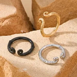 1pc Men's Stainless Steel Wukong Tightening Curse Ring - Fashionable, Elegant, Creative, Exquisite Unisex Jewelry, Perfect Holiday Gift for Friends, Parties,summerwins