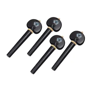 Handcrafted High-Quality Violin Tuning Pegs Made of Abalone Shell, Elegant Musical Instrument Accessory for Classical Music Enthusiasts