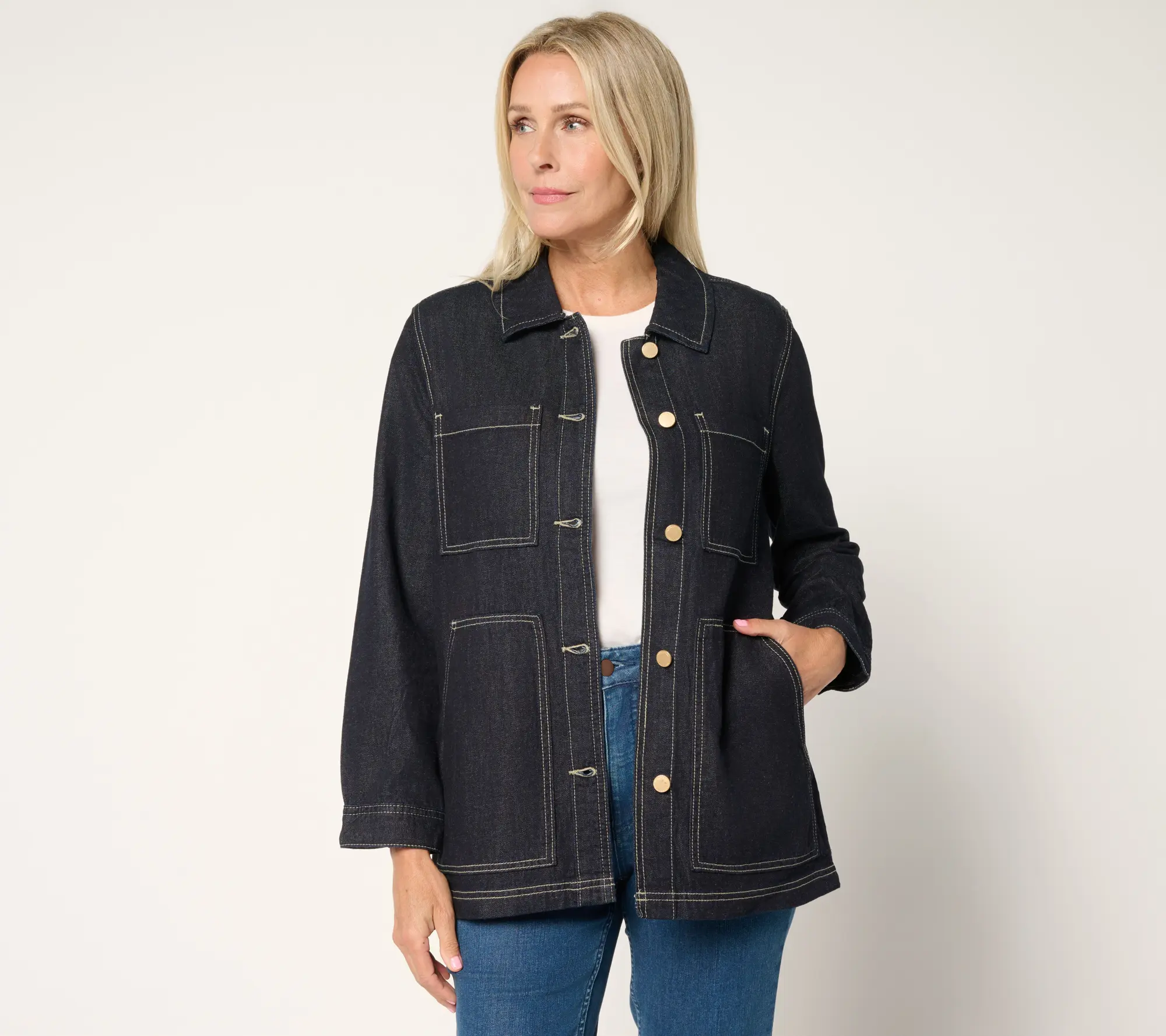 Liverpool Los Angeles Patch Pocket Jacket