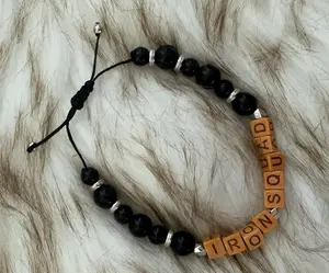 Fourth Wing, Iron Flame Beaded Bracelets, Unisex, bookish jewelry