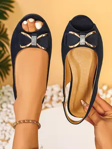 Women's Pointed Toe Loafers Comfortable PU Suede Work Shoes, Cute Slip-On Ballet Flats, Fashion Office Shoes All Seasons