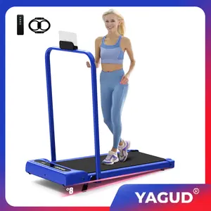 【 LIVE ONLY】YAGUD Walking Pad Treadmill with Spacious Belt, Foldable Design, 265lbs Capacity, Dual Shock Absorption, Low-Noise Motor, Remote Control & Easy-Move Wheels SpringStatements