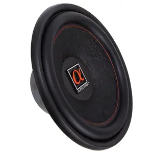 Alphasonik HSW212 Hyper 200 Series 12” 1200 Watts Max / 400 Watts RMS Single 4 Ohm Car Subwoofer Stamped Alpha Steel Basket with High Grade Magnet Non Pressed Paper Cone Audio Speaker Bass Sub Woofer