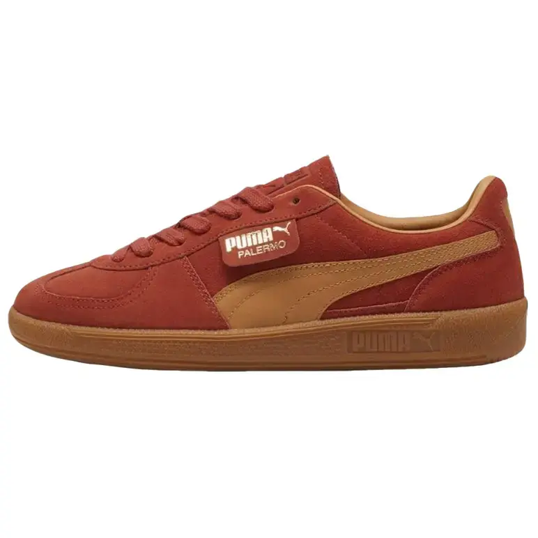 Men's Puma Palermo 'Mars Red-Caramel Latte' Sports Sneaker