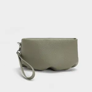 Pouch Genuine leather handbag portable makeup bag