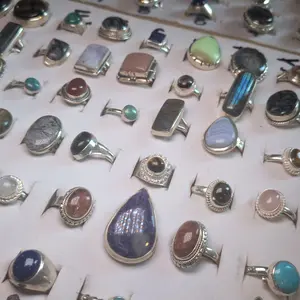 Live G Claims: Crystal 925 Silver Rings Whimsical and Gothy Witchy Vibes Whimsigoth